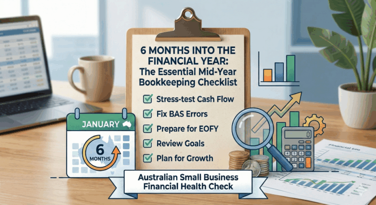 6 Months Into the Financial Year: The Essential Mid-Year Bookkeeping Checklist